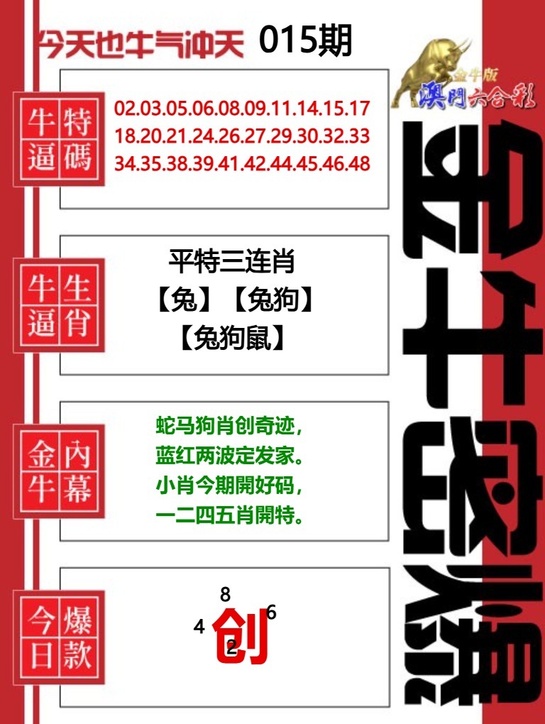 015期金牛密爆[图]